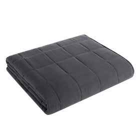 L'AGRATY king-size weighted blanket fabric close-up for soft comfort and breathability