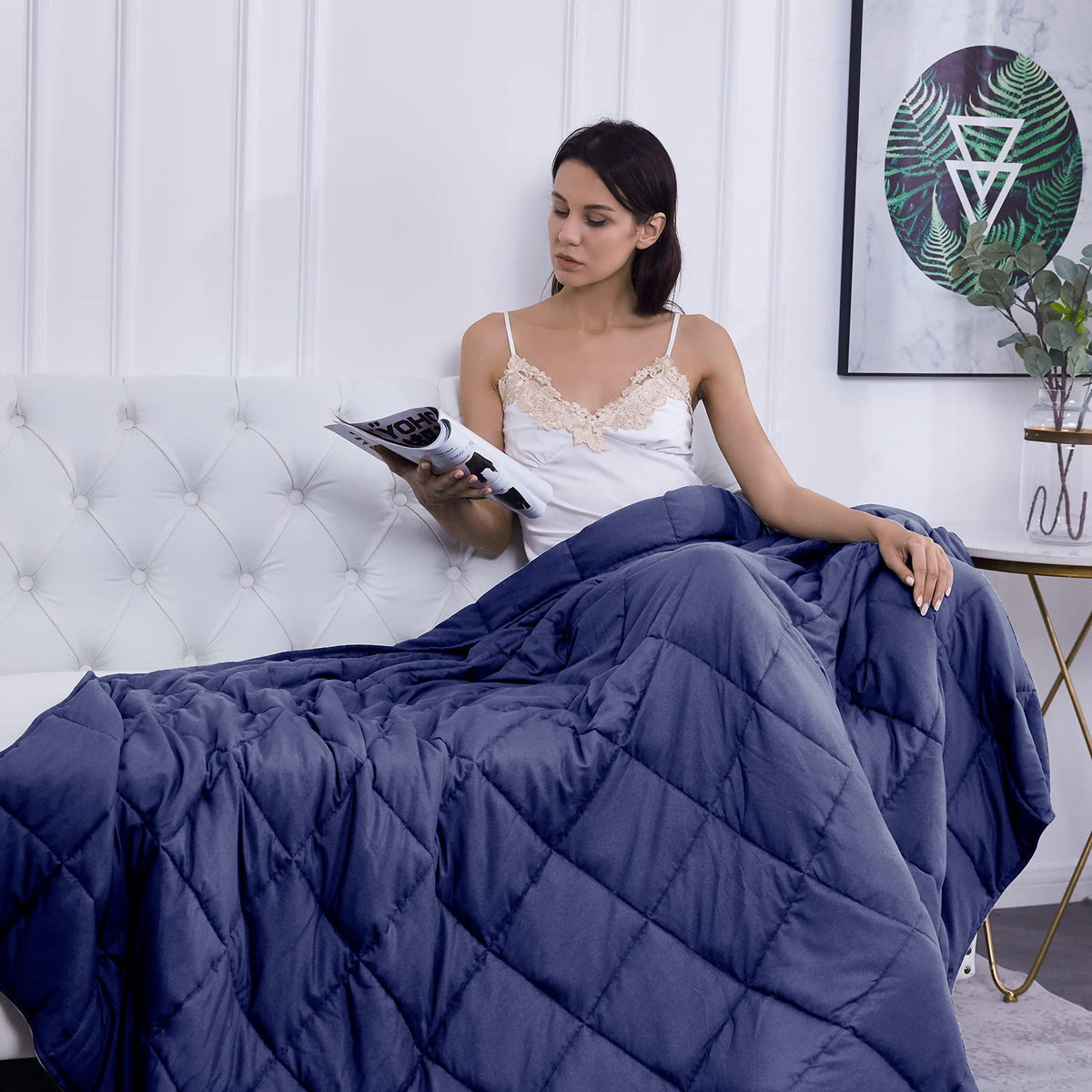 L'AGRATY recommends 7-12% body weight for a comfortable, supported feel.