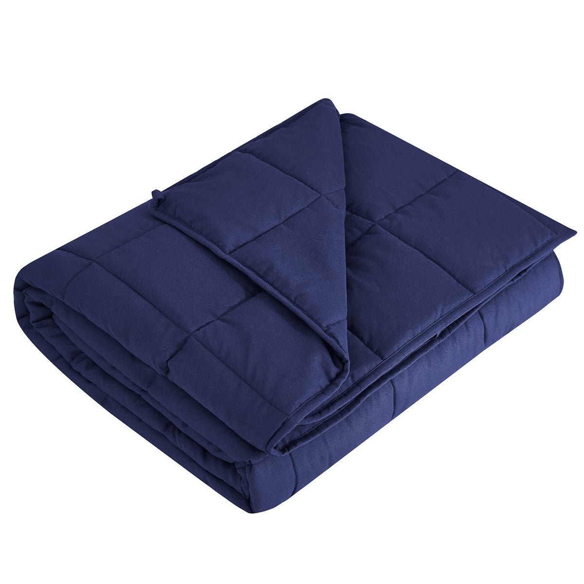 Lagraty weighted blanket fabric close-up, soft breathable microfiber.