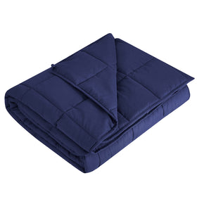 Lagraty weighted blanket fabric close-up, soft breathable microfiber.