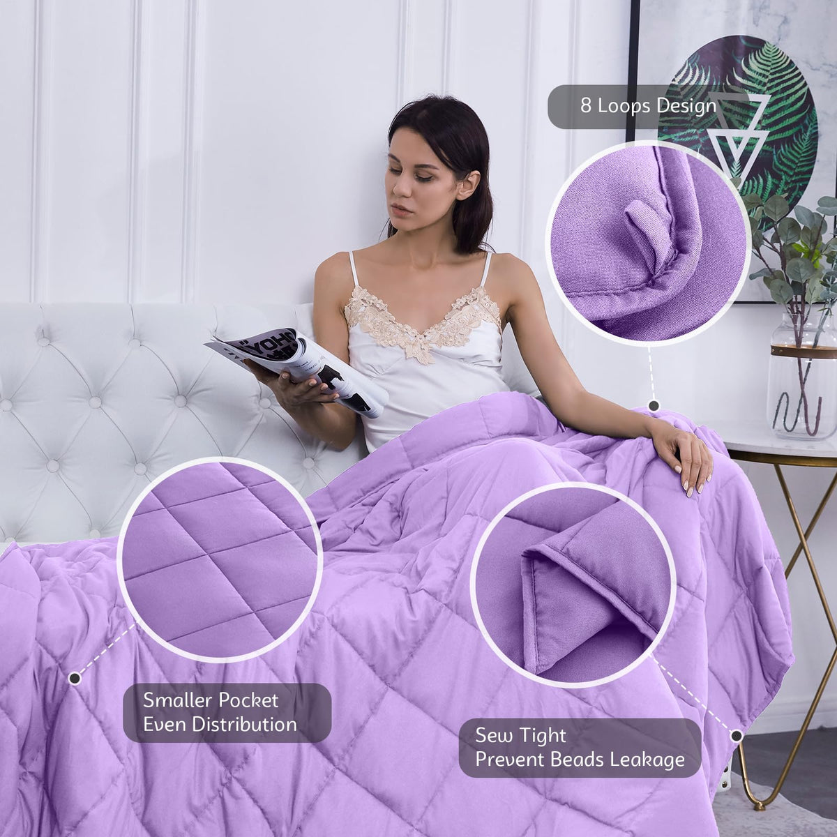 L'AGRATY precise stitching keeps weight evenly spread for consistent feel.