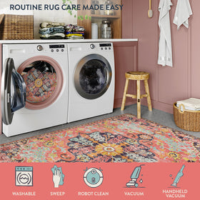 Lahome soft faux wool feel underfoot enhances comfort in bedrooms