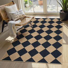 Lahome Colette rug in entryway with diamond pattern and versatile décor compatibility
