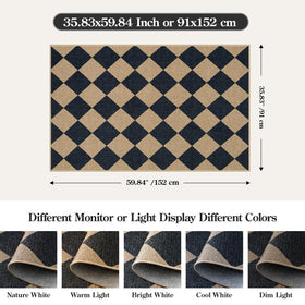 Lahome Colette rug on outdoor patio showing durable, washable surface for weathered zones