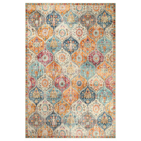 Lahome Elise close-up trellis pattern showing vintage charm and fade-resistant look