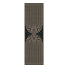 Unroll upon delivery to reveal pattern and reduce creases.