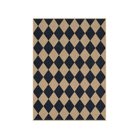 Lahome indoor-outdoor rug supports flexible room layouts.