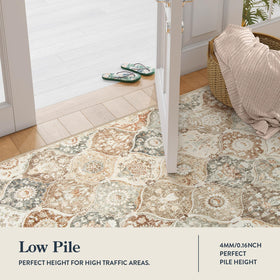 Lahome Khaki Soft Faux-Wool Rug for cozy feet and family spaces