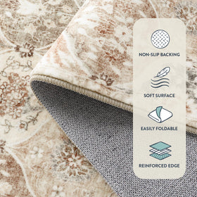 Lahome Pet-Friendly Entryway Rug suitable for daily busy households