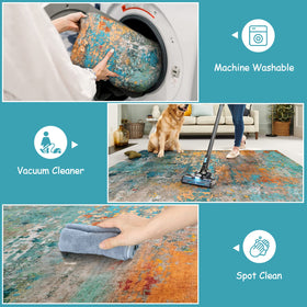 Lahome soft faux wool rug texture for cozy footfall
