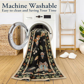 Lahome soft washable 5x7 rug, gentle under bare feet