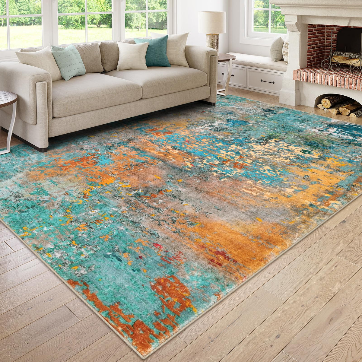 Lahome stain resistant colors stay vibrant with regular cleaning.