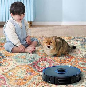 Lahome ultra-thin low-pile runner fits under doors and around furniture.
