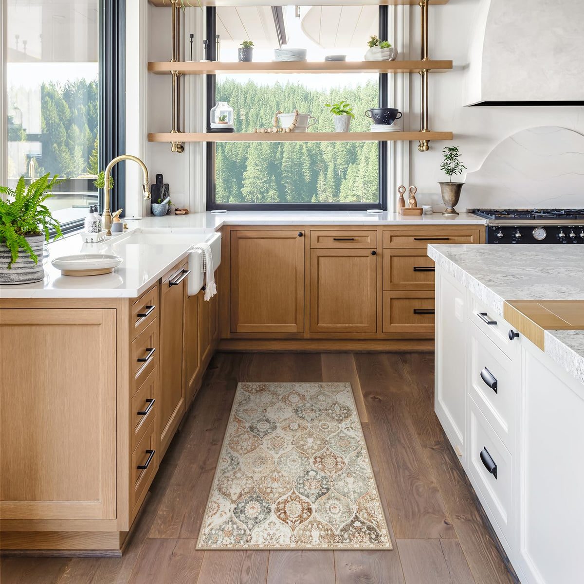 Lahome Ultra-Thin Low-Pile Rug that glides under doors
