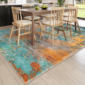 Lahome washable rug simplifies cleaning with easy machine care.