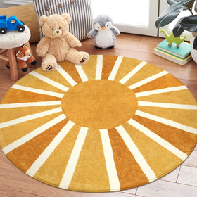 Lahome washable rug is easy to clean, machine-wash cold and gentle for busy homes.