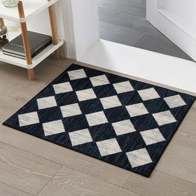 Lahome Zelie non-slip backing keeps the rug in place for safety.