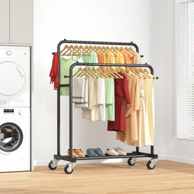 Laiensia double rods rack – neat entryway storage with quick access.