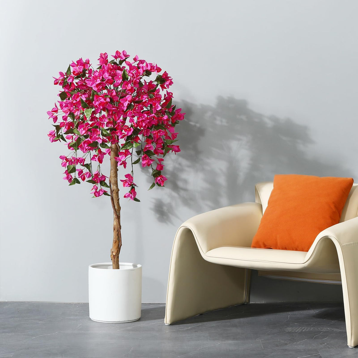Laiwot Bougainvillea tree features lifelike branches for realism.
