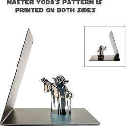 LAIX Master Yoda Force Bookend featuring anti-slip base for stable shelf use