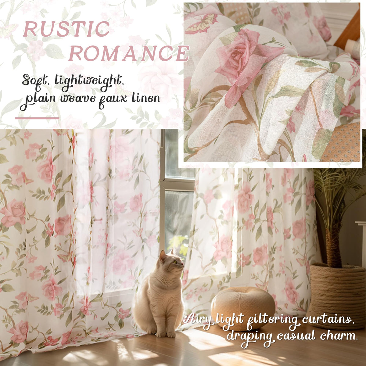 Lajode soft glow curtains offer warm light diffusion for cozy spaces