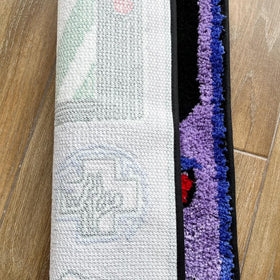 LAKEA Anti-slip doormat design keeps the rug in place during play.