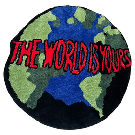 LAKEA Earth Round Mat bathroom rug showcases a plush, cozy feel for daily bathroom use.