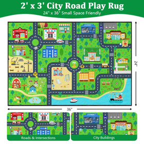 LakeFVGK city-traffic learning rug encouraging route exploration and storytelling.