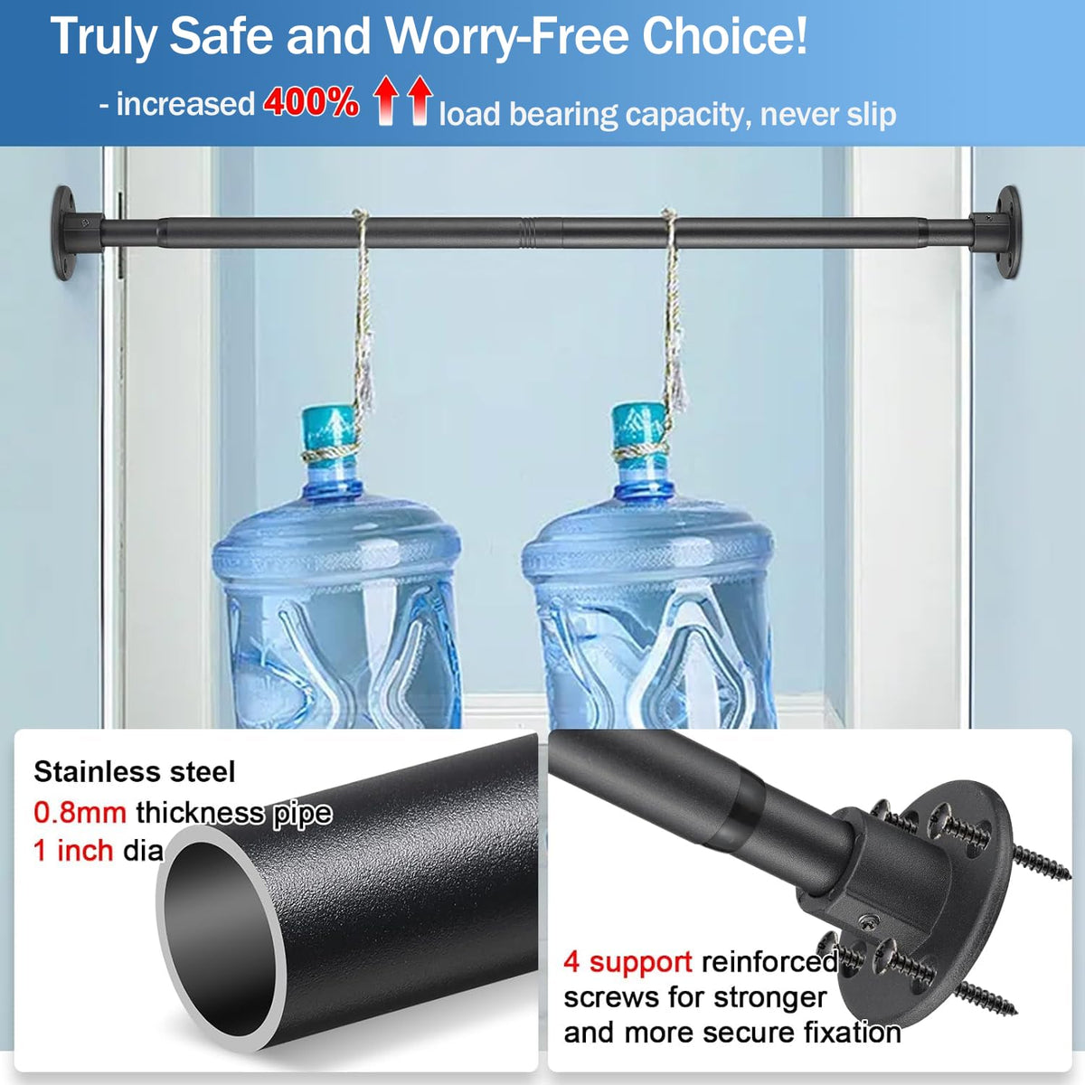 LAKEROD industrial shower curtain rod adds rugged style to any bathroom.