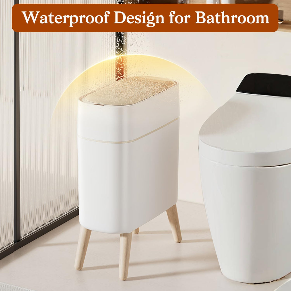 LALASTAR raised-legs design keeps waste disposal at comfortable height