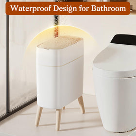 LALASTAR raised-legs design keeps waste disposal at comfortable height