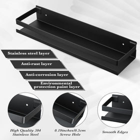 Lallisa shelf edge detail showing durable brushed finish.