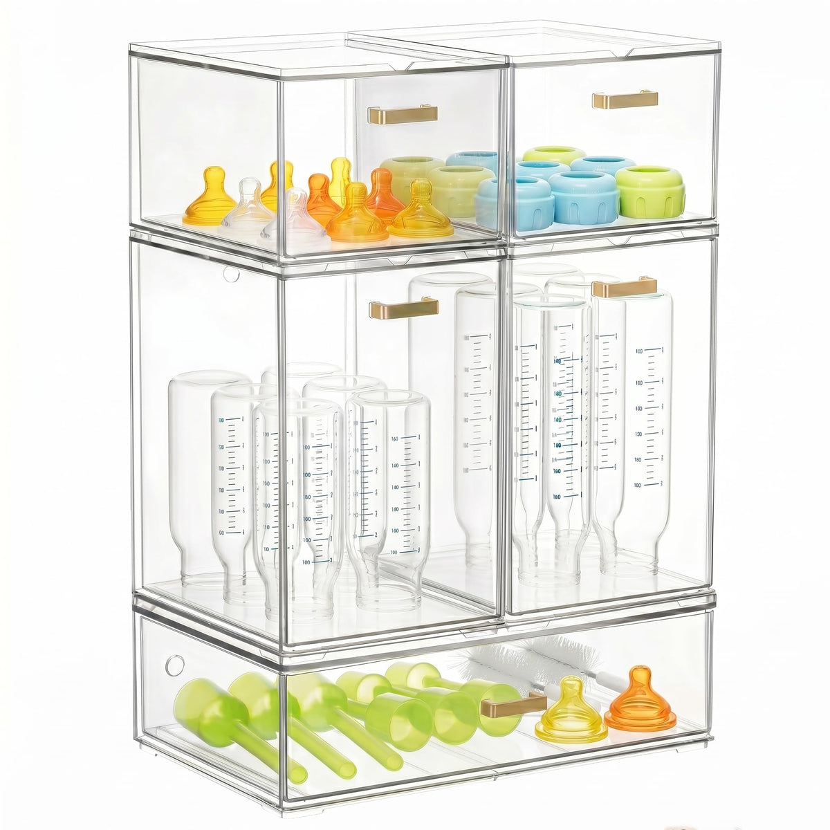 LALOBLUE bottle storage organizer large drawer keeps bottles neatly accessible