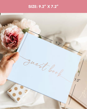Lamare durable hardcover guest book for stress-free signing at events