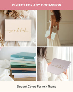 Lamare wedding signature book doubles as a stylish keepsake