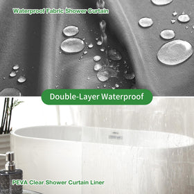 Lameirose double-layer waterproof system keeps water inside the shower.