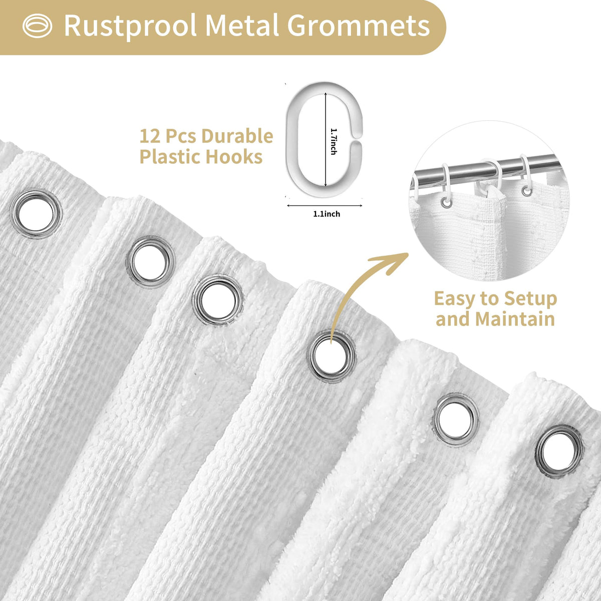 Lameirose cotton blend curtain balances durability with a luxurious feel.