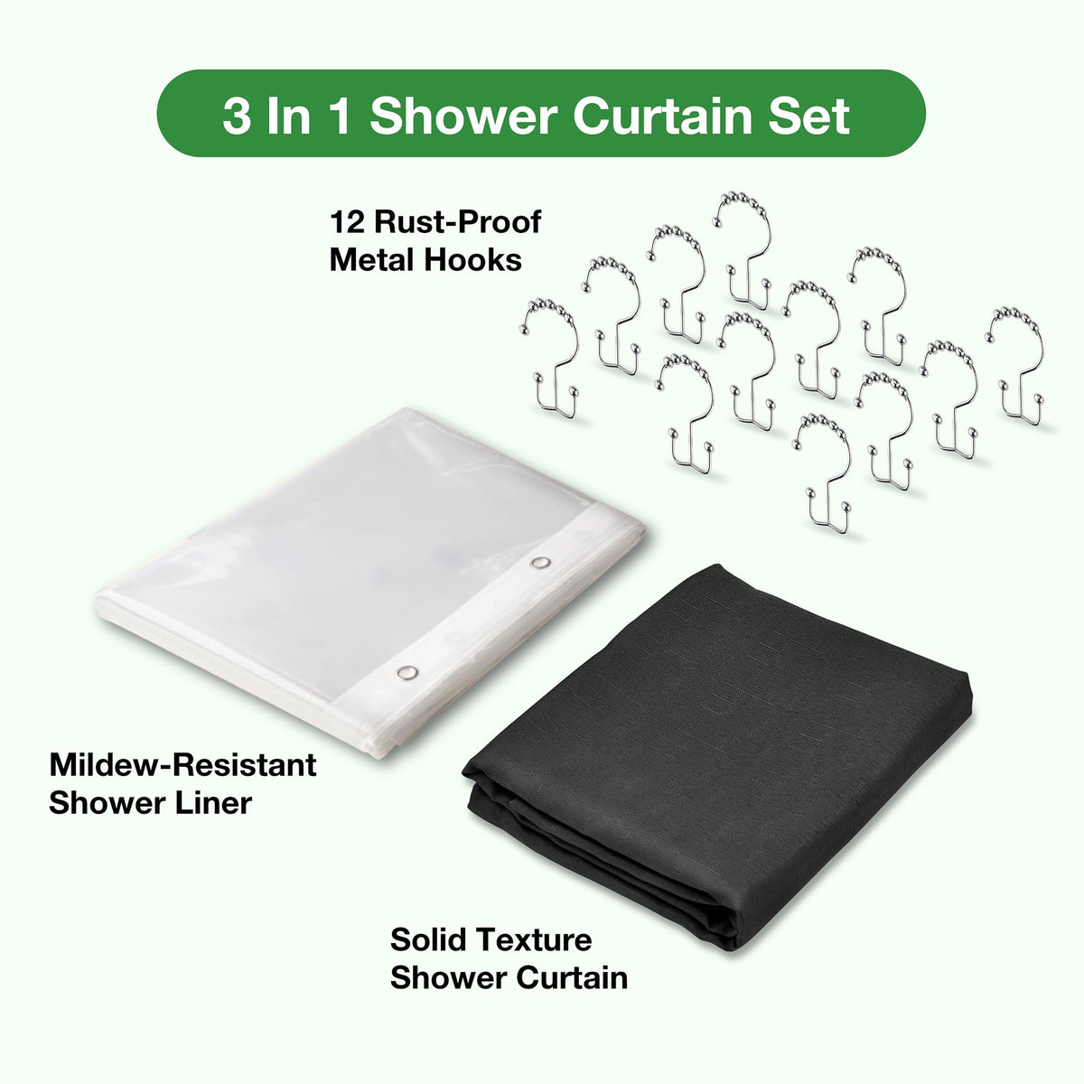 Lameirose clear liner with magnets demonstrates a secure seal against splashes.