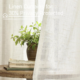 LAMIT airy breathable weave reduces glare while preserving some privacy.