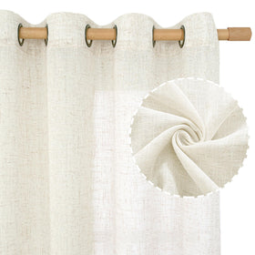 LAMIT bronze grommets close-up shows easy hanging and smooth operation