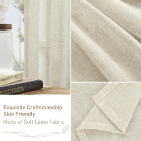 LAMIT curtains are machine washable for easy care.