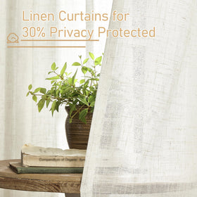 LAMIT Back tab and rod pocket design for easy hanging.