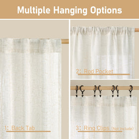 LAMIT Living Room with linen texture and soft glow from curtains.
