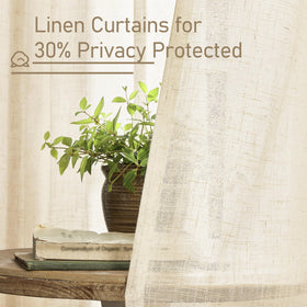LAMIT light-filtering curtain diffuses sunlight for a gentle room glow.