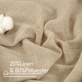 LAMIT linen texture close-up highlights natural weave and organic character.