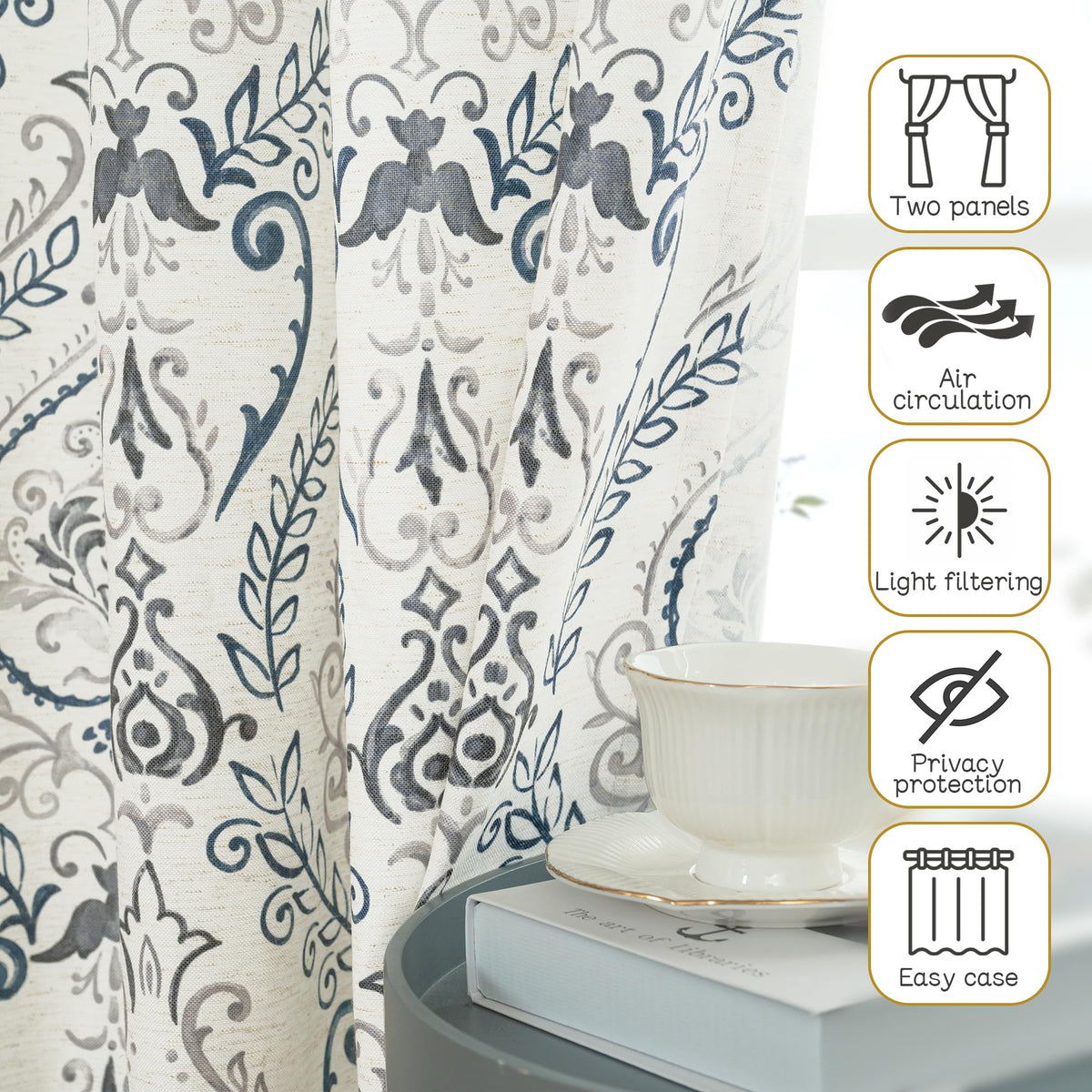 LAMIT panels provide pleasing drape when fully unfolded, guiding proper sizing.