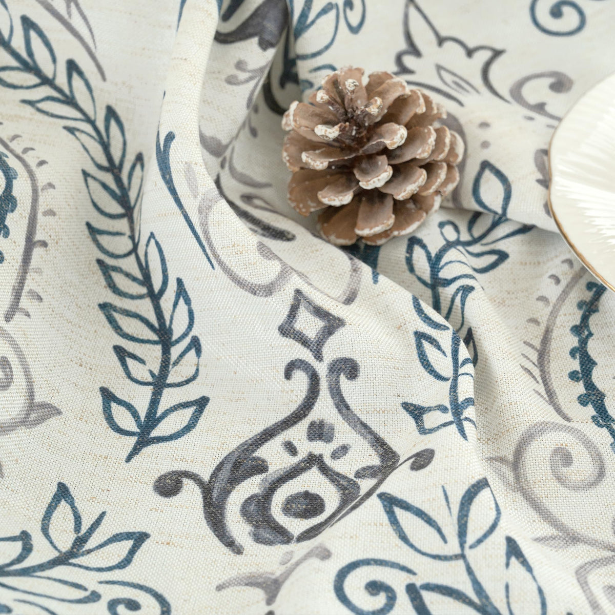 LAMIT natural linen texture adds rustic warmth to interiors.