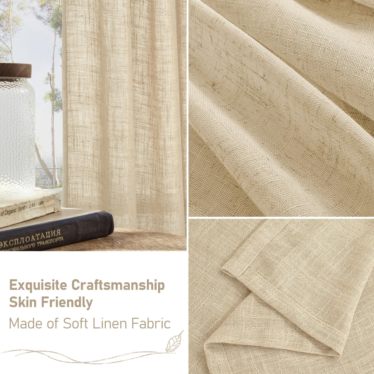 LAMIT machine-washable curtains are easy to care for.