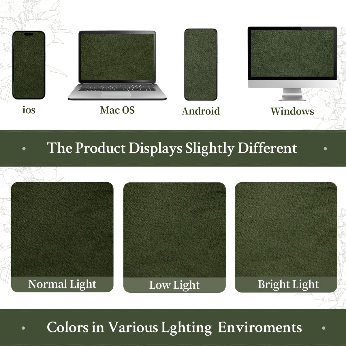 LAMIT olive green curtains suit nurseries and home theaters for ambient darkness