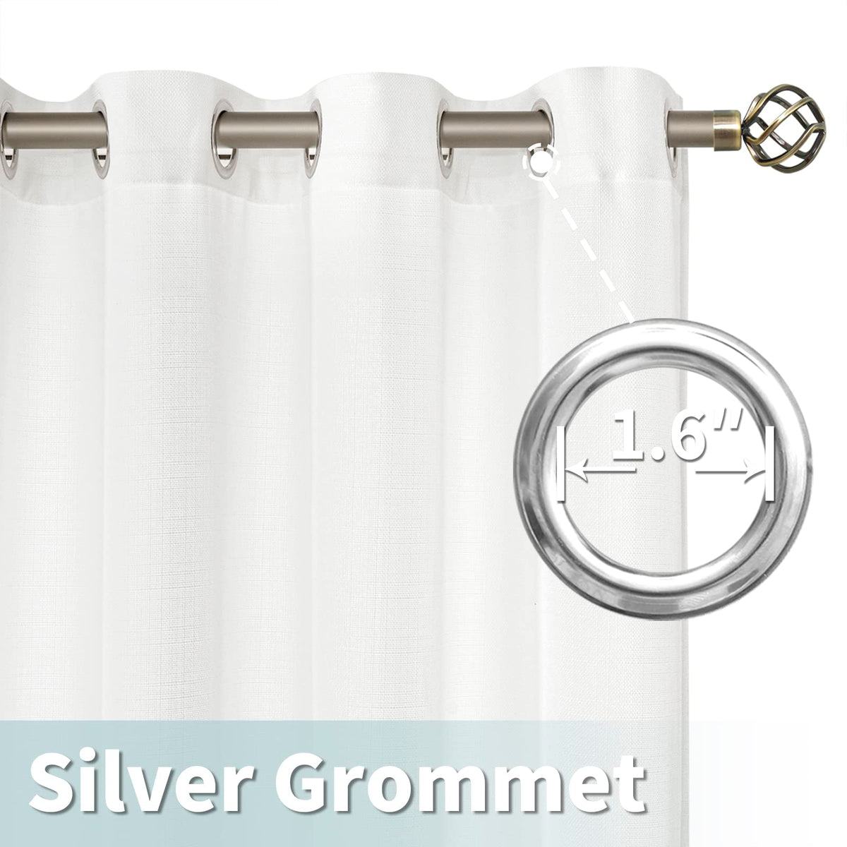 LAMIT privacy-friendly drapes with denser weave for daytime privacy